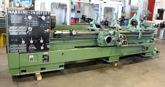 20" x 120" NARDINI ... LATHE 4-3/4" SPINDLE HOLE